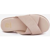 Boto Women’s Platform Slippers With Intertwining Straps Beige Rinasara | shoptok.hr