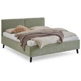 Meise Möbel Svetlo zelena oblazinjena zakonska postelja z letvenim dnom 180x200 cm Piano – | Shoptok.si