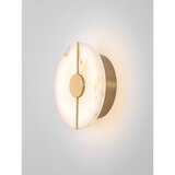 Nova Luce Krem/mjedena LED zidna lampa u kamenom dekoru Aider – | shoptok.hr