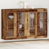vidaXL Kabineti montirani na zid 2 kom Staro drvo 139 x 34 x 90 cm Obrađeno drvo | shoptok.hr