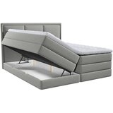 MID.YOU POSTELJA BOXSPRING 200 cm x 220 cm , tekstil rjavosiva | Shoptok.si