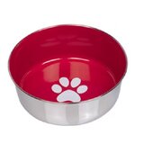 Nobby kovinska posoda heavy paw anti slip, rdeča - 13 cm/0,5 l | Shoptok.si