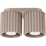 Sollux Lighting Sollux SL.1815 - Spot svetiljka AURA 2xGU10/10W/230V taupe | Eponuda.com