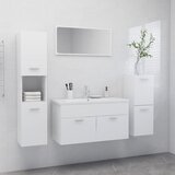  Set kupaonskog namještaja od iverice bijeli | shoptok.hr