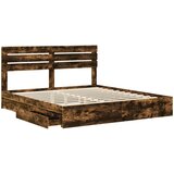  s od storage s ladicama Dimljeni hrast 180 x 200 cm | shoptok.hr