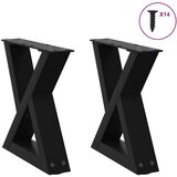  Noge za klub stolić 2 kom Crne 30 x (30-31 3) cm Čelične - Crna 30 x (30-31.3) cm 1 | shoptok.hr