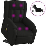  The Living Store Električni masažni naslanjač s funkcijo vstajanja črn - Električni Masažni Naslanjač S Funkcijo Vstajanja, (21447327) | Shoptok.si