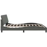 vidaXL Posteljni okvir brez vzmetnice temno siv 200x200 cm blago | Shoptok.si