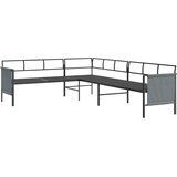 Kutna vrtna sofa antracit od čelika i tekstilena | shoptok.hr