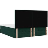  Okvir kreveta s madracima tamnozeleni 160x200cm baršunasti | shoptok.hr