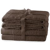 Restilo Smeđi pamučni set ručnika 6 kom od frotira Amari – AmeliaHome | shoptok.hr