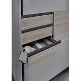 CARRYHOME OMARA Z DRSNIMI VRATI, barve hrasta, sahara | Shoptok.si