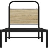 vidaXL Okvir kreveta bez madraca boja hrasta sonome 75 x 190 cm drveni | shoptok.hr