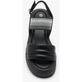 Resti Black women's sandals on a thicker sole Uvino- Footwear | Shoptok.si