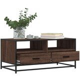 vidaXL Stolić za kavu smeđa boja hrasta 100x50x45 cm od drva i metala | shoptok.hr