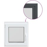  Okno za klet RISOR 50 x 50 cm PVC in steklo Antracit, (5000215229) | Shoptok.si