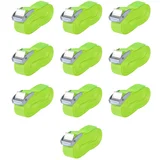 Trake za Vezanje Tereta 10 kom 0,25 Tona 5mx25mm Flourescentno Zelene