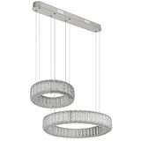 Globo Mucky Viseća LED svjetiljka (80 W, D x Š x V: 63 x 50 x 120 cm, Srebrna) | shoptok.hr