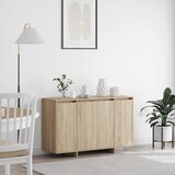  Kreveta sonoma hrast 120 x 41 x 75 cm Konstruirano drvo | shoptok.hr