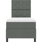 vidaXL Krevet podloga s madracem Tamnosiva 80x200 cm Tkanina | shoptok.hr