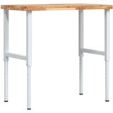  Radni stol 100x60x(73-99,5) cm masivno drvo bagrema pravokutni | shoptok.hr