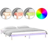  LED okvir za krevet 140 x 190 cm od masivnog drva | Eponuda.ba