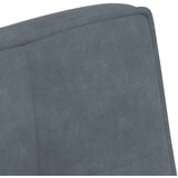  Klupa tamnosiva 110x74x84 cm baršunasta | shoptok.hr