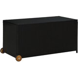  Vrtna kutija za pohranu crna 120 x 65 x 61 cm od poliratana | Eponuda.com
