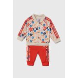 Adidas Trenirka za dojenčka rdeča barva | Shoptok.si