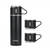 Zilan zln0743 termos boca 500ml + 3 šolje set crni | ePonuda.com