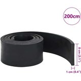 vidaXL Gumeni rub za snježni plug crni 200x8x1 cm | shoptok.hr