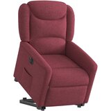  Električni naslonjač na podizanje od tkanine boja vina | shoptok.hr