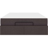  Krevetna konstrukcija Tamno smeđa 120 x 190 cm tkanina | shoptok.hr