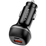 Veger avtopolnilec CC62 USB+USB-C PD, QC3.0 51W Cene