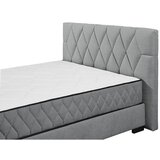 MID.YOU POSTELJA Z VZMETNICO 160 cm x 200 cm , tekstil, leseni material antracit | Shoptok.si