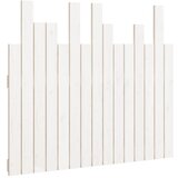 Maison Chic stensko posteljno vzglavje - vzglavna omarica - nočna omarica belo 95,5x3x80 cm trdna borovina, (21706767) | Shoptok.si
