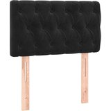 Box spring postelja z vzmetnico črna 80x200 cm žamet, (20897504) | Shoptok.si