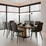 Bessagi Home Raztegljiva Miza Amado, Barve Hrasta, 160-200x90 | Shoptok.si