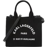 Karl Lagerfeld Shopper torba crna / bijela Cijene