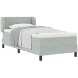  Krevet s opruga kutije Svjetlosiva 80 x 200 cm Baršun | shoptok.hr
