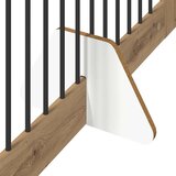  Vrata za pse s postoljem 4 pcs Hrast artisan 100 x 80 cm | shoptok.hr