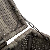  Kutija za smeće 2 pcs Siva 130 x 80 x 115 cm Polietilen | shoptok.hr