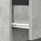 vidaXL Noćni ormarić beton sivi 39x35x65 cm konstruirano drvo | shoptok.hr