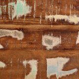 vidaXL Višebojni stolić za kavu 90x50x36 cm puno drvo obrađeno | shoptok.hr