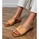 D/CEO Beige Flip-Flops with Gold Decoration Flavis | ePonuda.com