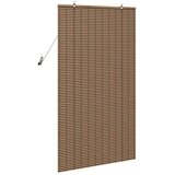 Rolo zavjesa sa zavjesama Smeđa 90 x 160 cm bambus | shoptok.hr