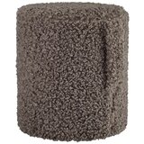 Blomus Tamno smeđi tabure od bouclé tkanine Teddy – Cijene