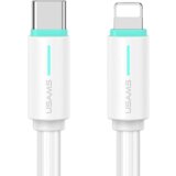 Usams USB-C KABEL ZA LIGHTNING 1M SJ735 30W ZA IPHONE BEL, (21980533) | Shoptok.si