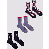 Yoclub Man's Men's Socks 3-Pack SKA-0071F-AA00-001 Cene