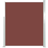 vidaXL Zložljiva stranska tenda za teraso 160x300 cm rjava | Shoptok.si
